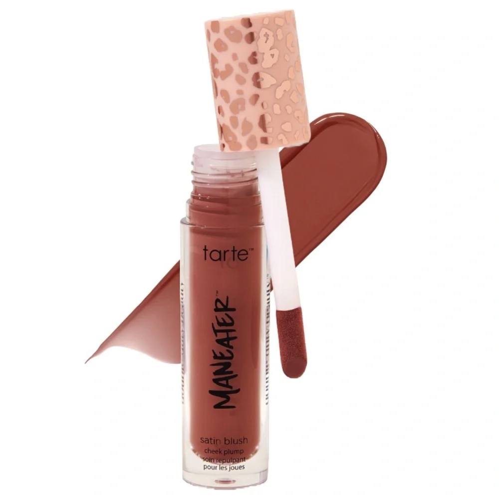 $10❤️‍🔥 ONLY 1! Tarte Maneater Satin Blush Cheek Plump Travel Size CINNAMON